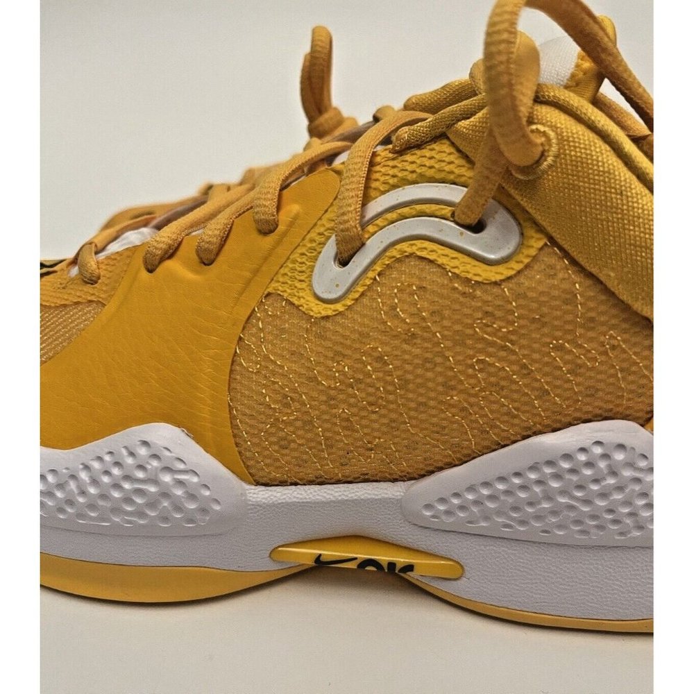 SOLD US MEN 10 NIKE PG 5 TB UNIVERSITY GOLD YELLOW WHITE PG5 LA LAKERS DM5045-70 - Picture 8 of 9